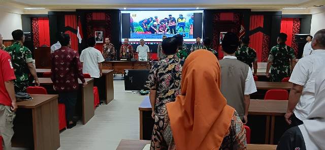 High Level Meeting Lintas Sektoral dalam rangka mengecek kesiapan pelayanan dan pengamanan menjelang Lebaran Tahun 2026 di Kabupaten Wonosobo